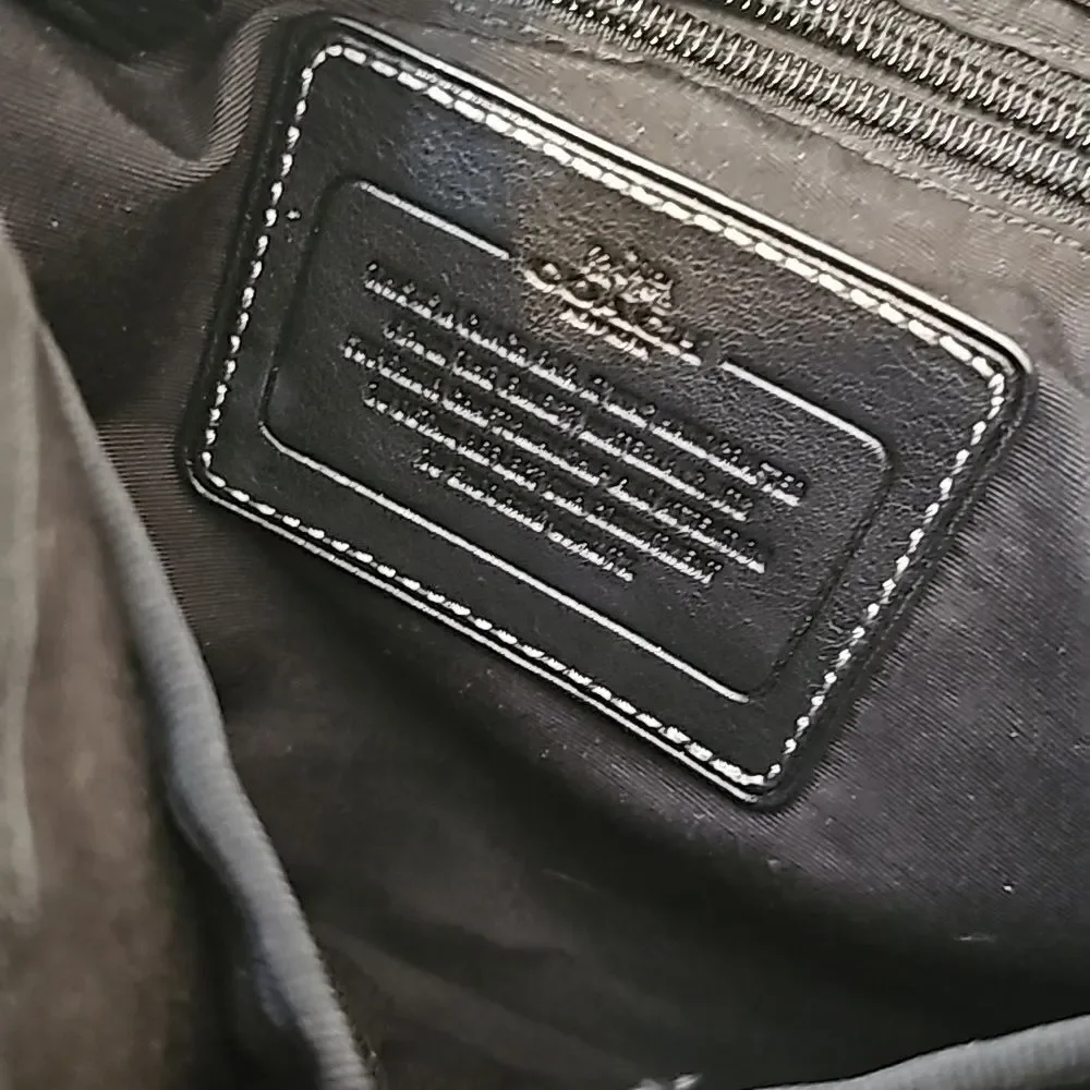 COACH HERITAGE WEB‎ LEATHER MESSENGER  F70556
